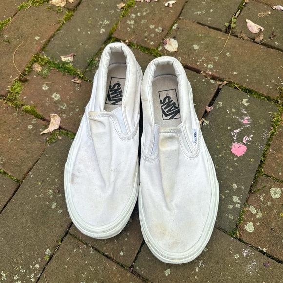 Vans / white slip ons ⭐️ - Picture 2 of 4